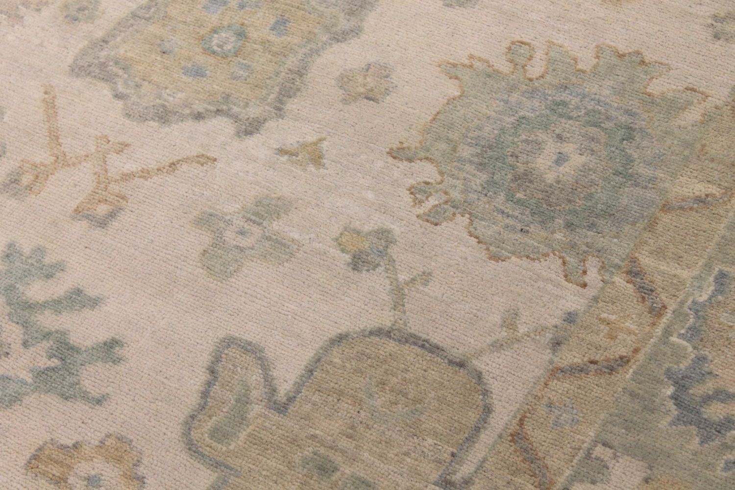 9x12 Oushak Hand Knotted Wool Area Rug - MR30411