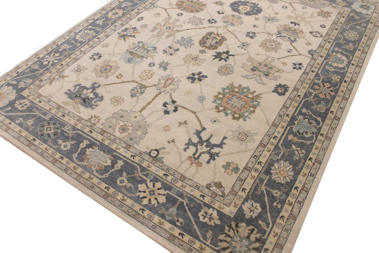 9x12 Oushak Hand Knotted Wool Area Rug - MR30412