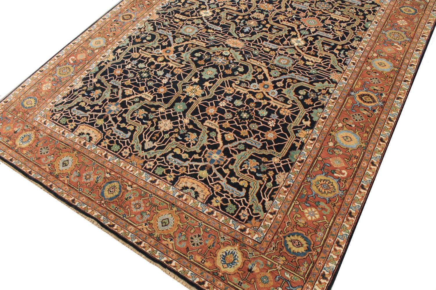 8x10 Heriz/Serapi Hand Knotted Wool Area Rug - MR30413