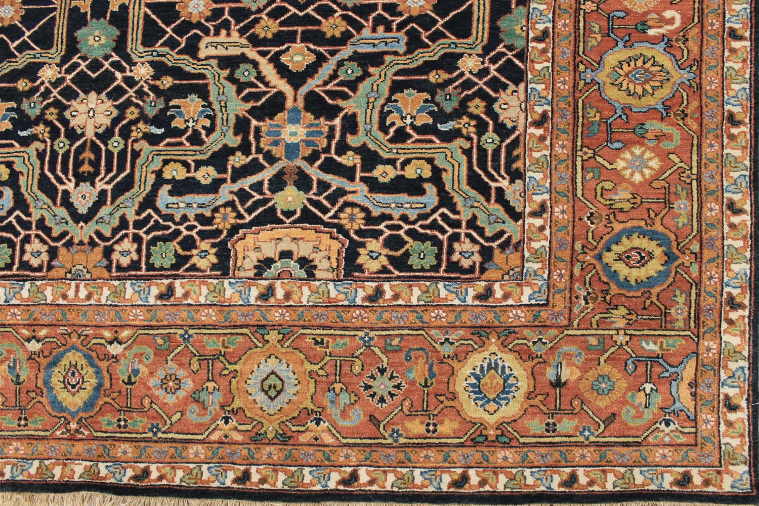 8x10 Heriz/Serapi Hand Knotted Wool Area Rug - MR30413