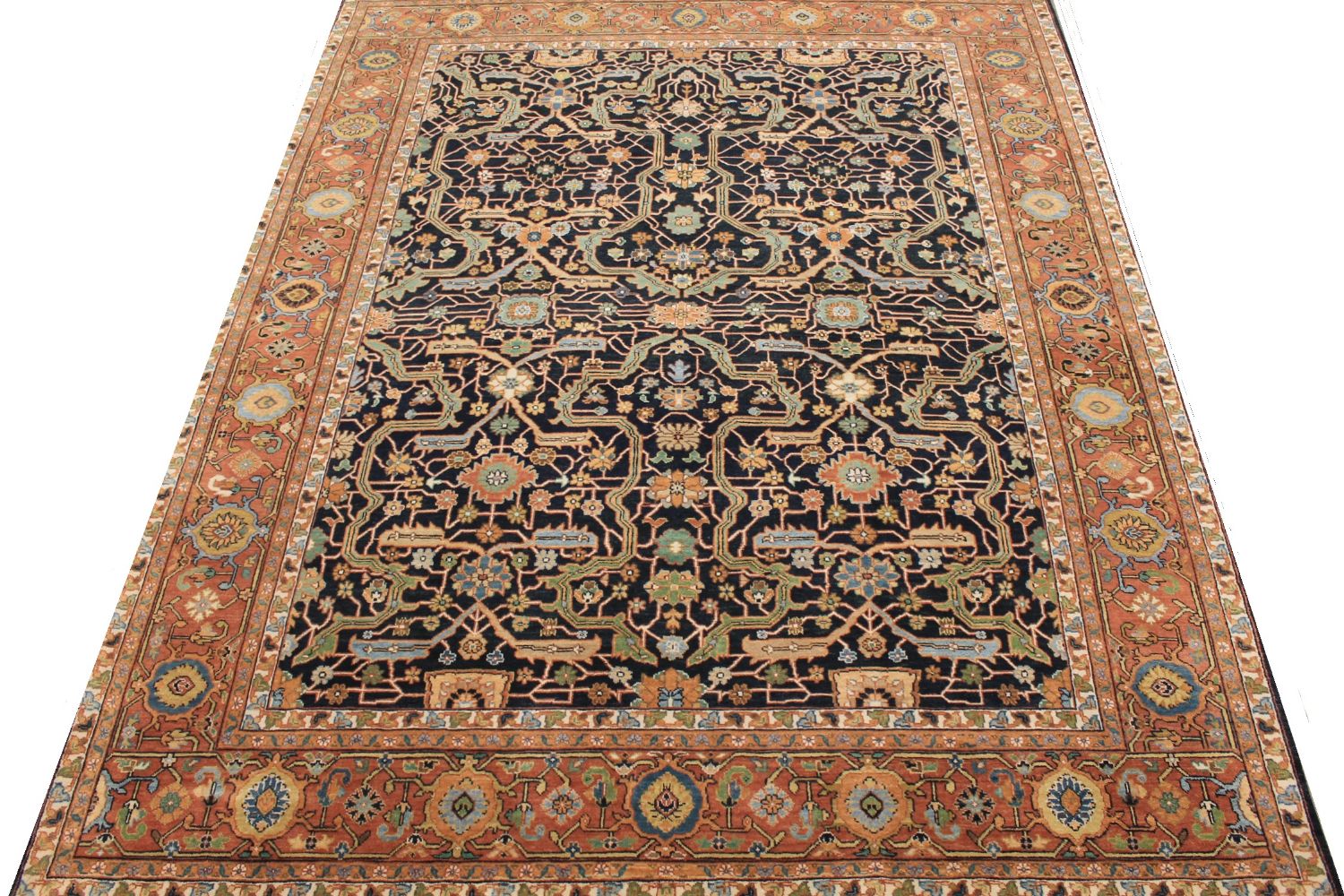 8x10 Heriz/Serapi Hand Knotted Wool Area Rug - MR30413