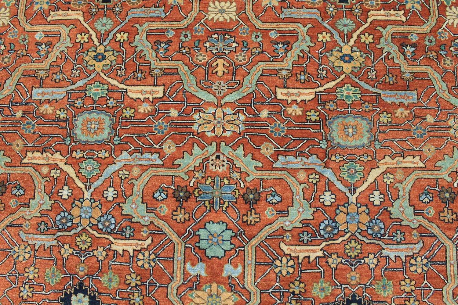 8x10 Heriz/Serapi Hand Knotted Wool Area Rug - MR30414