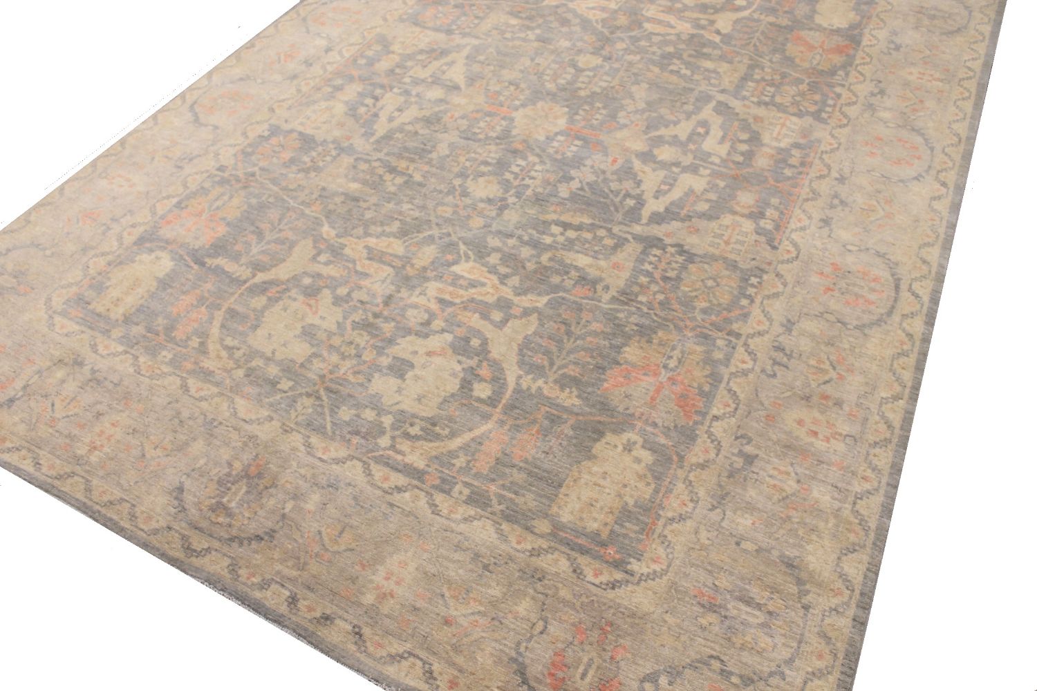 10x14 Peshawar Hand Knotted Wool Area Rug - MR30423