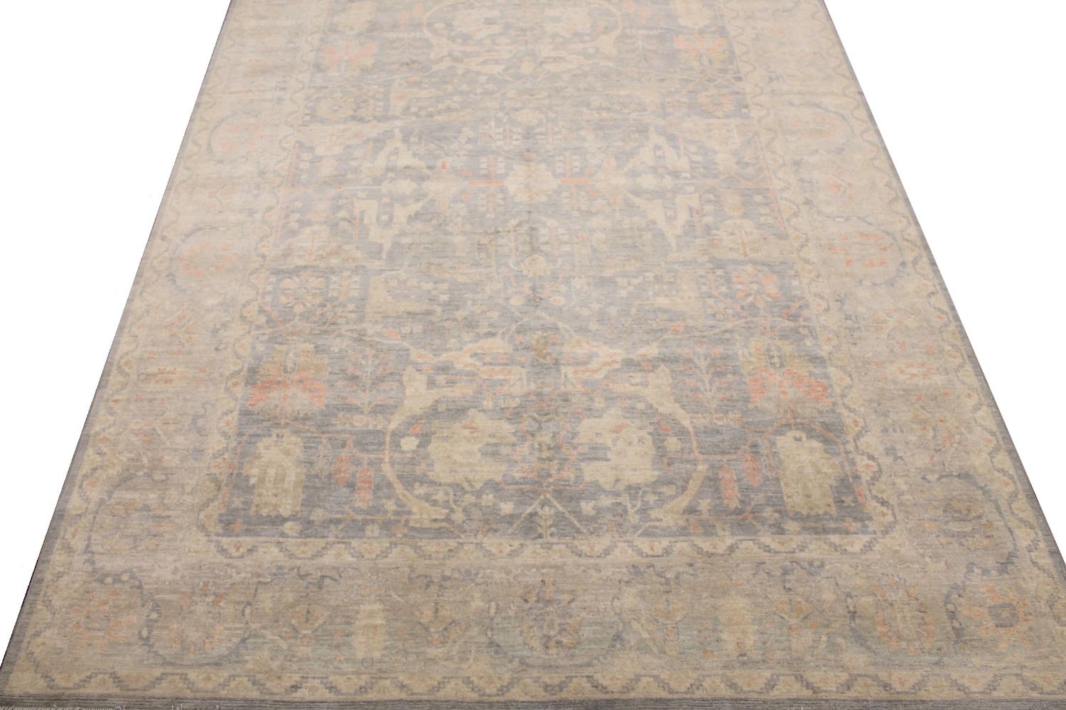 10x14 Peshawar Hand Knotted Wool Area Rug - MR30423