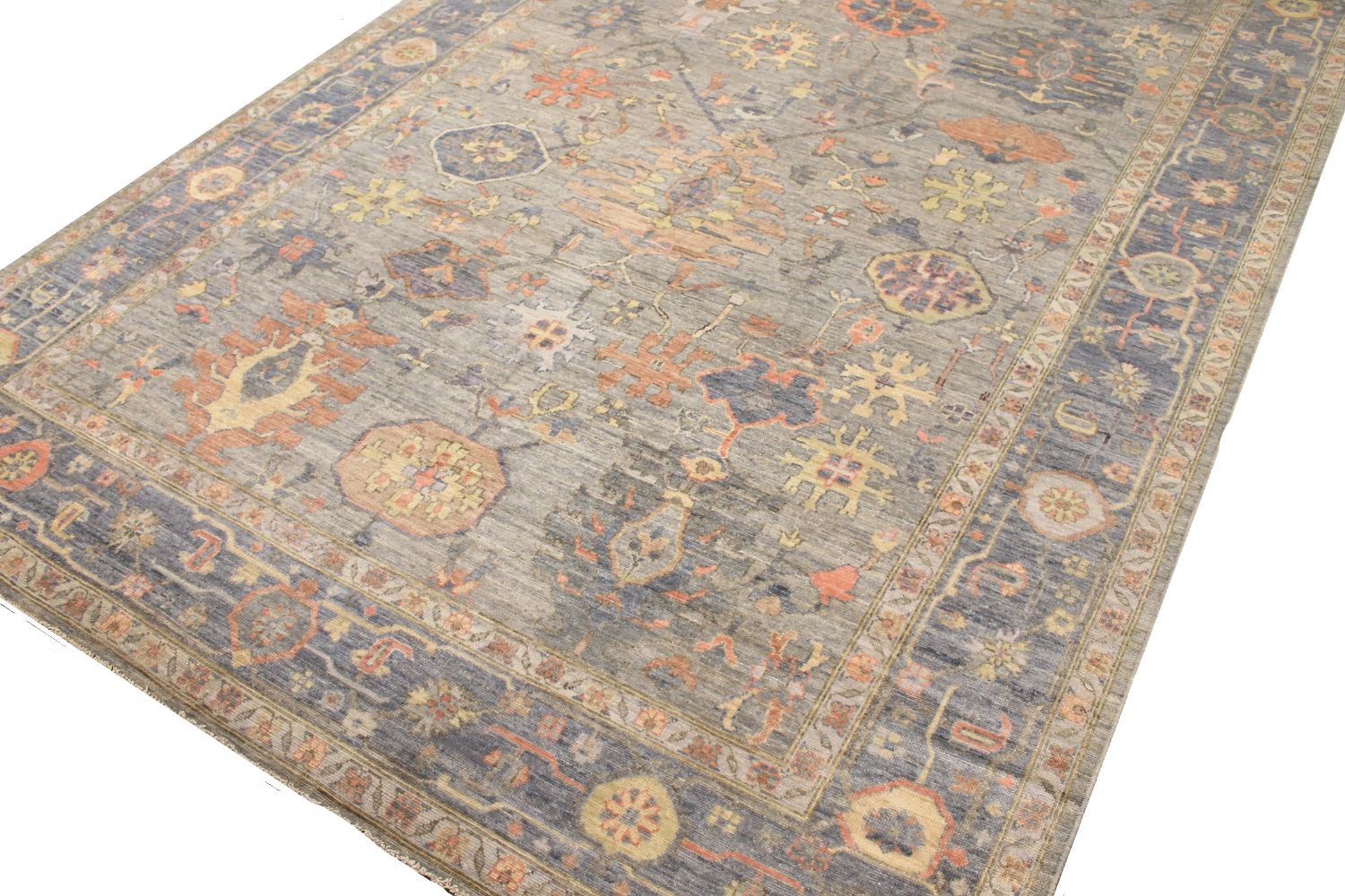 10x14 Oushak Hand Knotted Wool Area Rug - MR30432