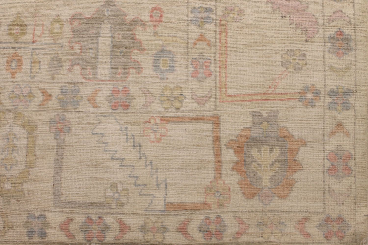 10x14 Oushak Hand Knotted Wool Area Rug - MR30433