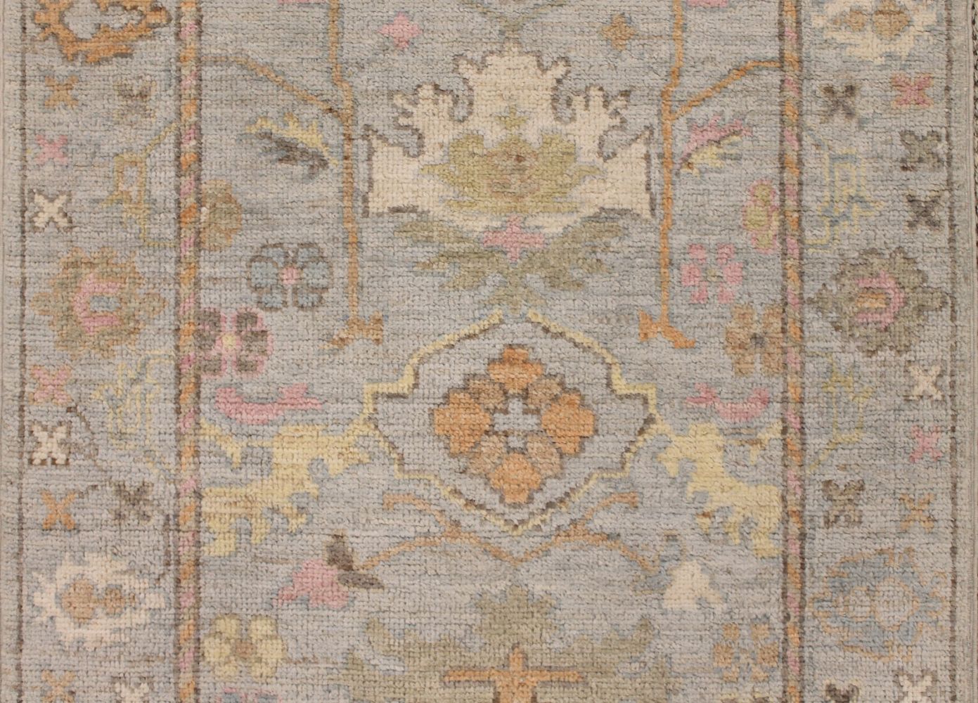 10 ft. Runner Oushak Hand Knotted Wool Area Rug - MR30447