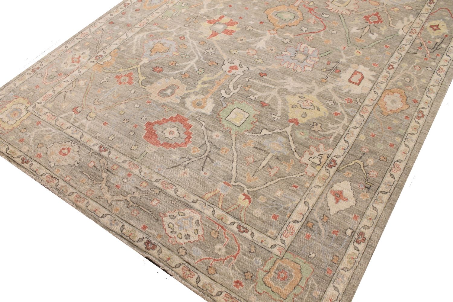 9x12 Oushak Hand Knotted Wool Area Rug - MR30461