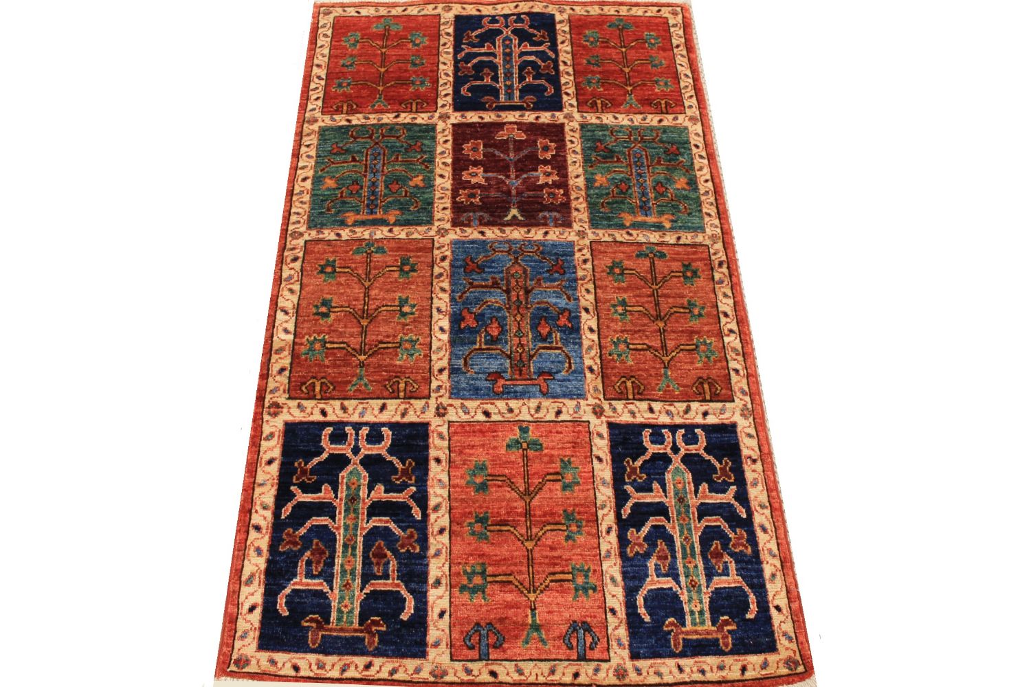 3x5 Aryana & Antique Revivals Hand Knotted Wool Area Rug - MR30466