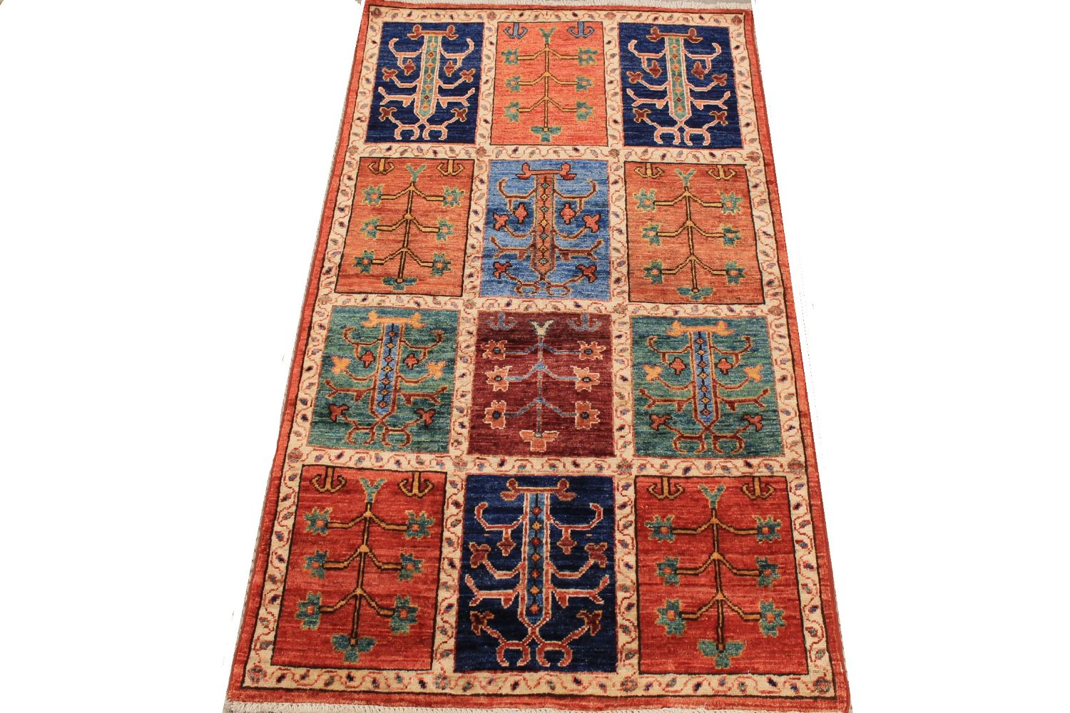 3x5 Aryana & Antique Revivals Hand Knotted Wool Area Rug - MR30466