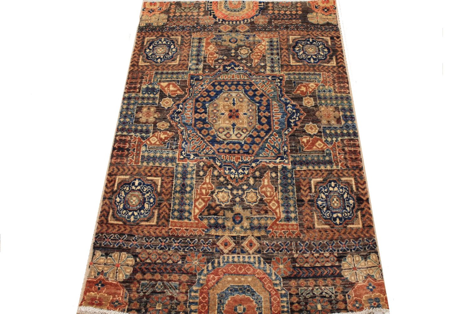 3x5 Aryana & Antique Revivals Hand Knotted Wool Area Rug - MR30474