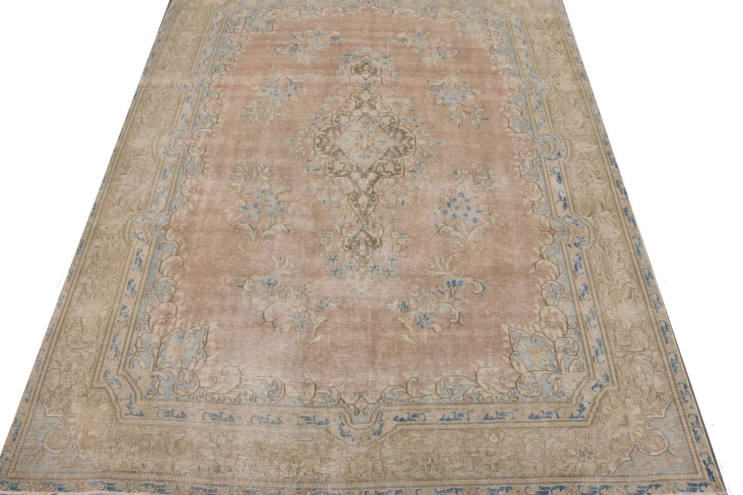 8x10 Vintage Hand Knotted Wool Area Rug - MR30482