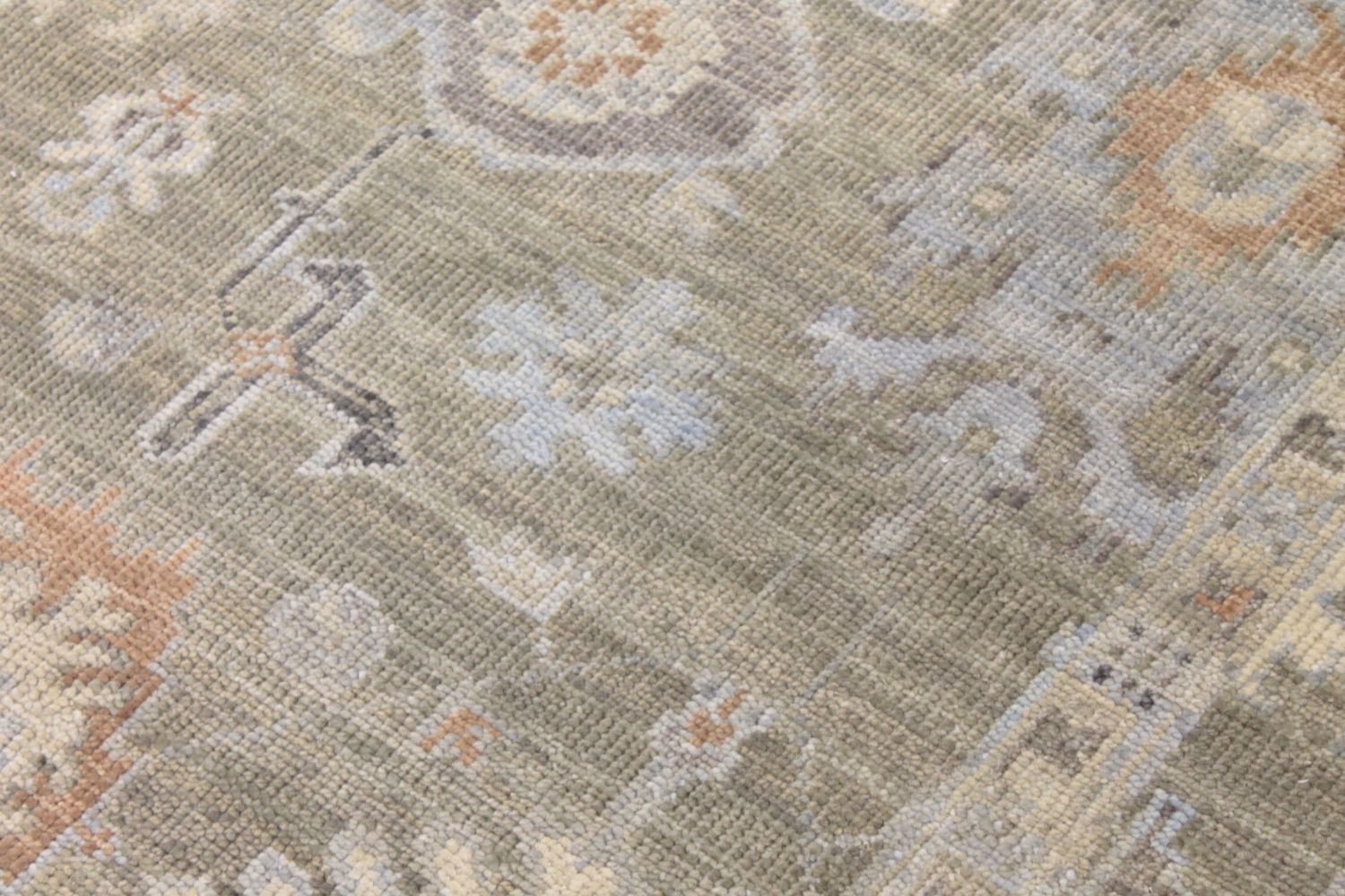 9x12 Oushak Hand Knotted Wool Area Rug - MR30499