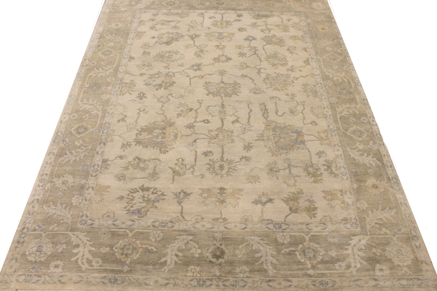 9x12 Oushak Hand Knotted Wool Area Rug - MR30504