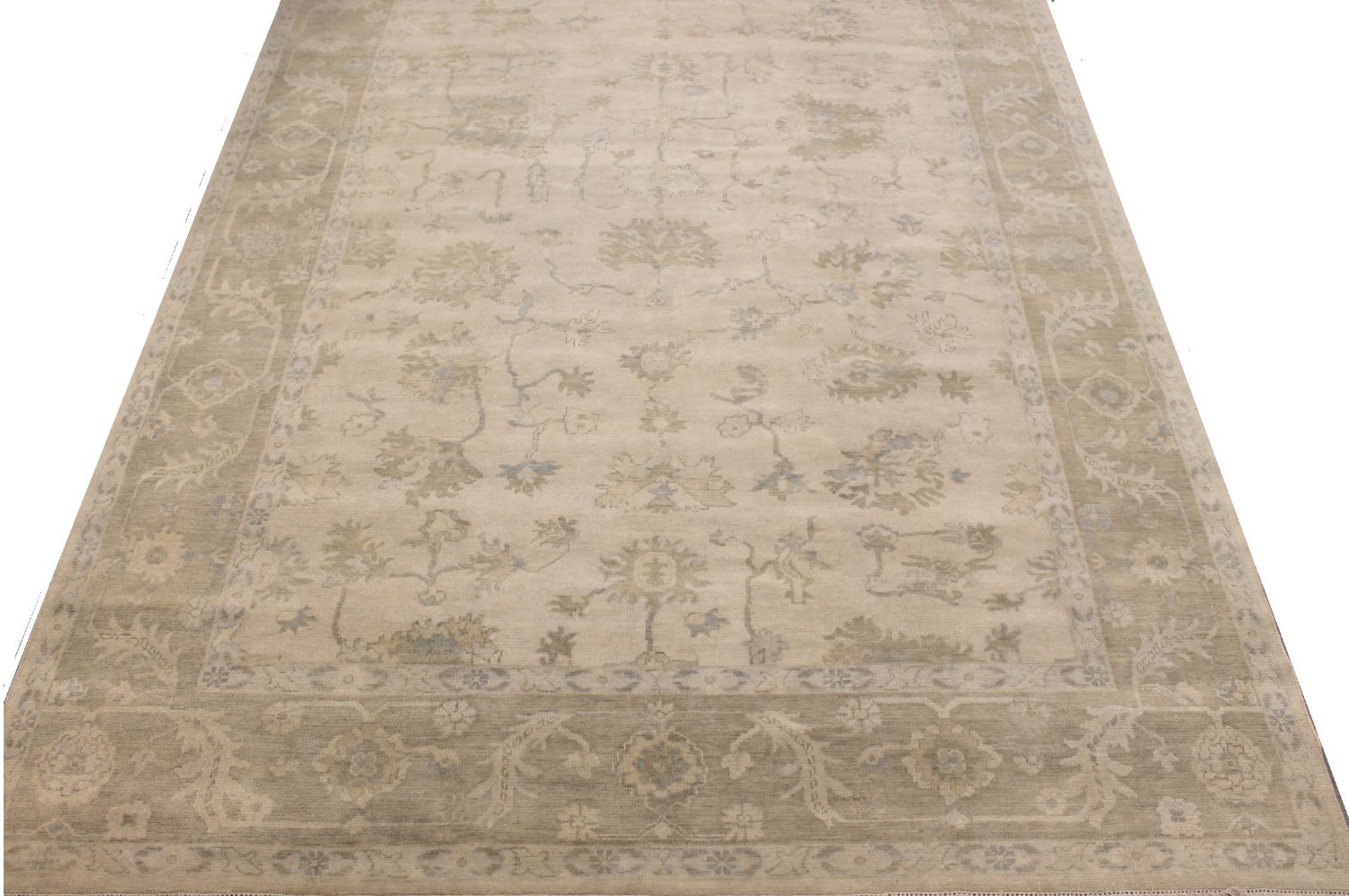 9x12 Oushak Hand Knotted Wool Area Rug - MR30504