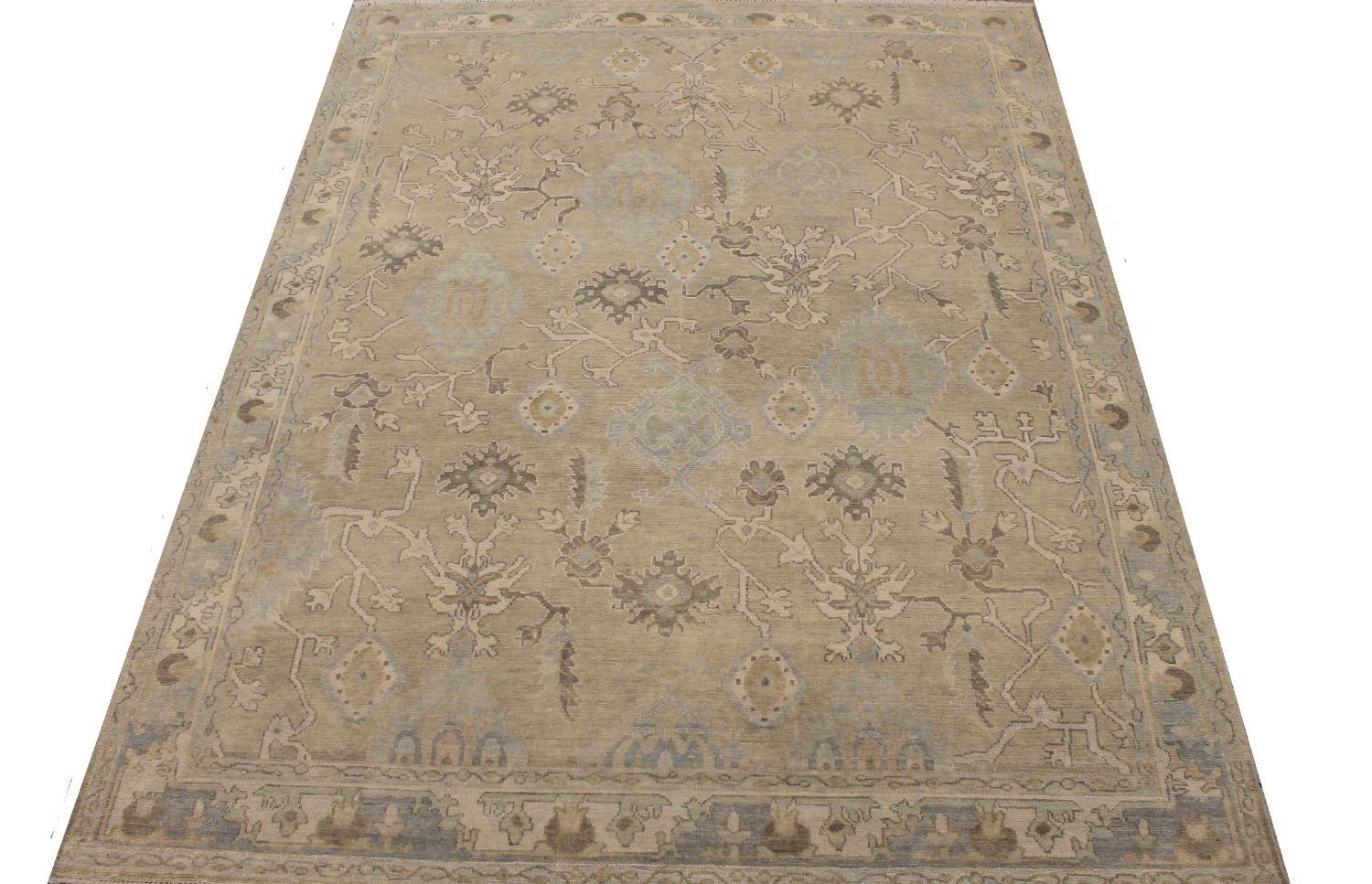 8x10 Oushak Hand Knotted Wool Area Rug - MR30505