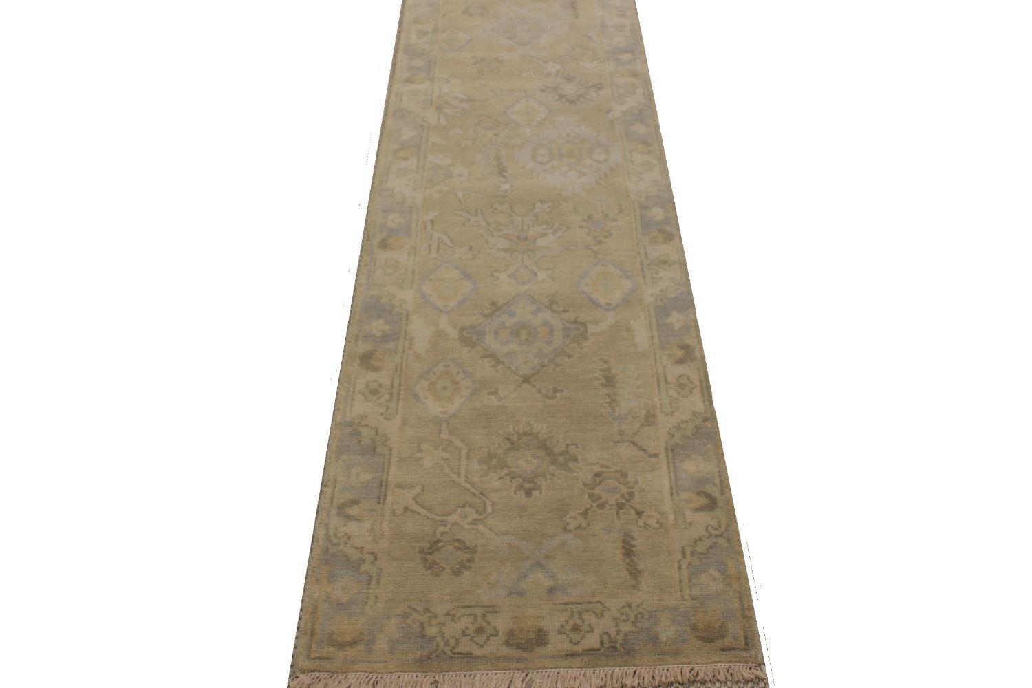 10 ft. Runner Oushak Hand Knotted Wool Area Rug - MR30506