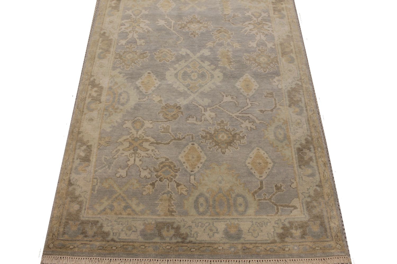 4x6 Oushak Hand Knotted Wool Area Rug - MR30507