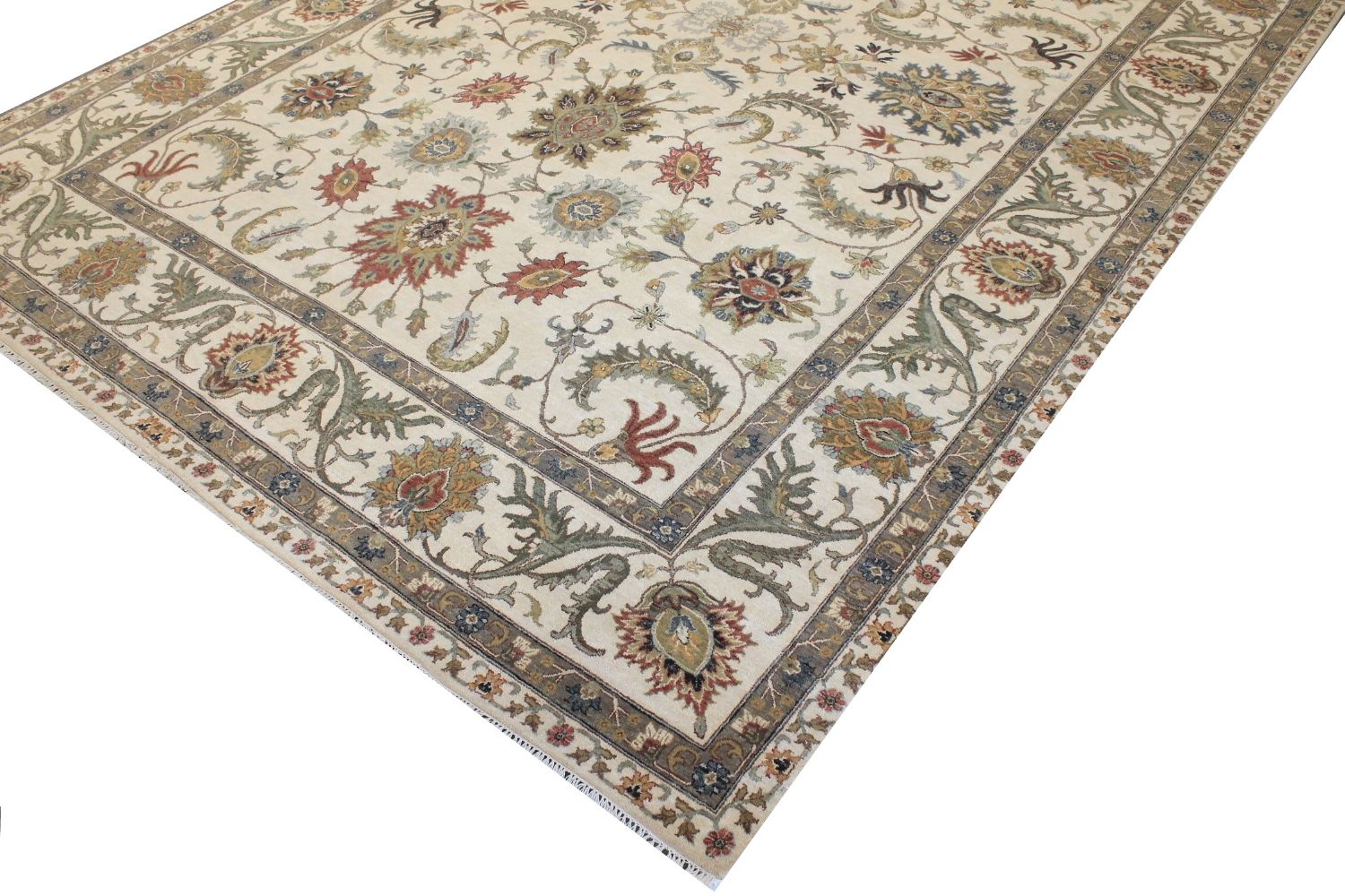 10x14 Traditional Hand Knotted Wool Area Rug - MR030566