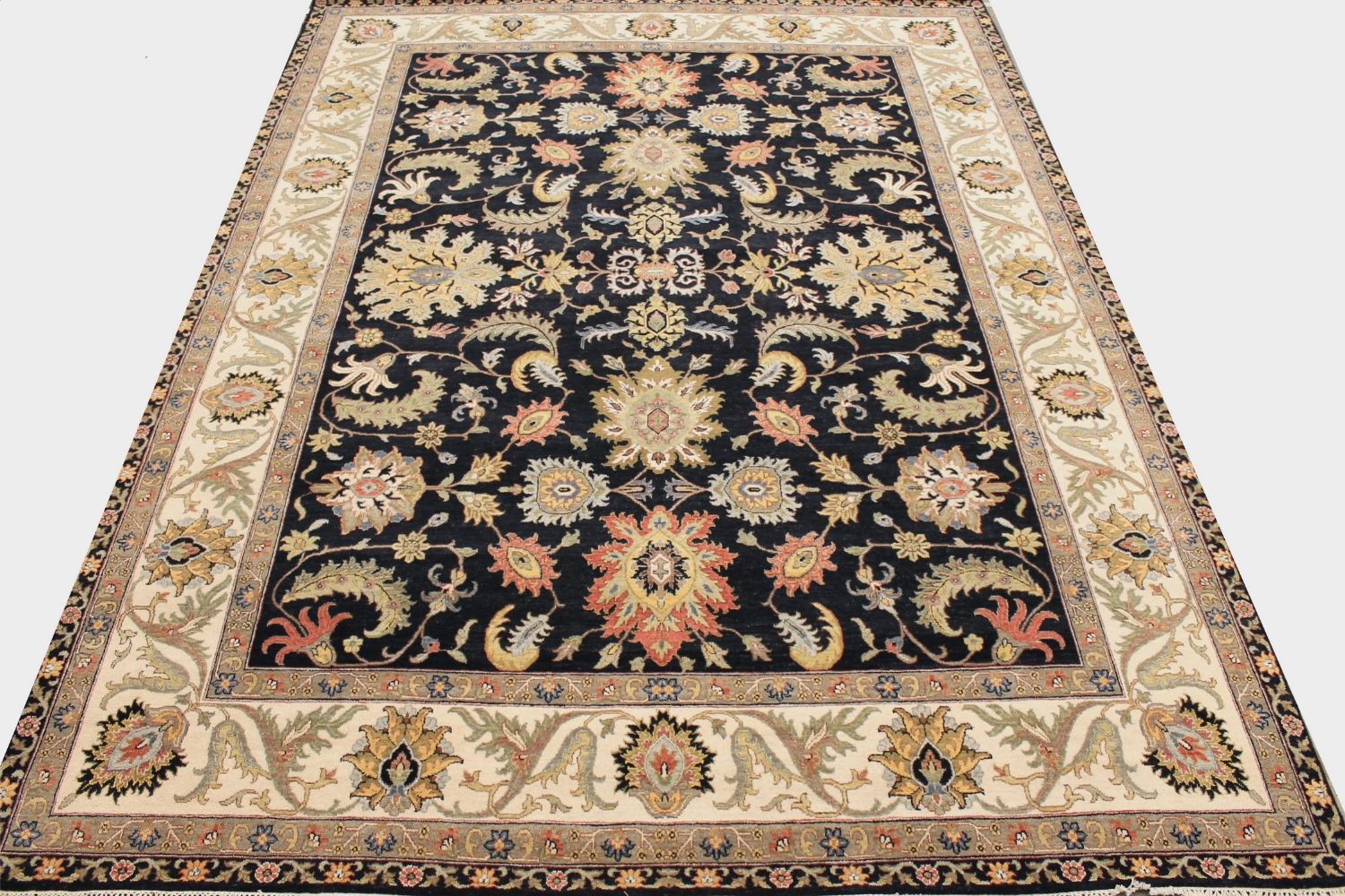 9x12 Traditional Hand Knotted Wool Area Rug - MR030569