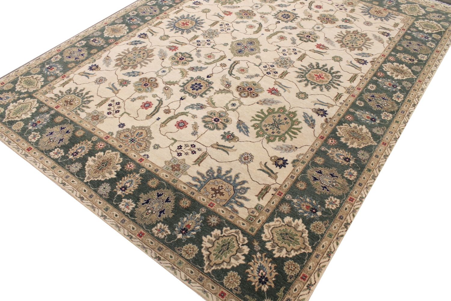 8x10 Traditional Hand Knotted Wool Area Rug - MR030573