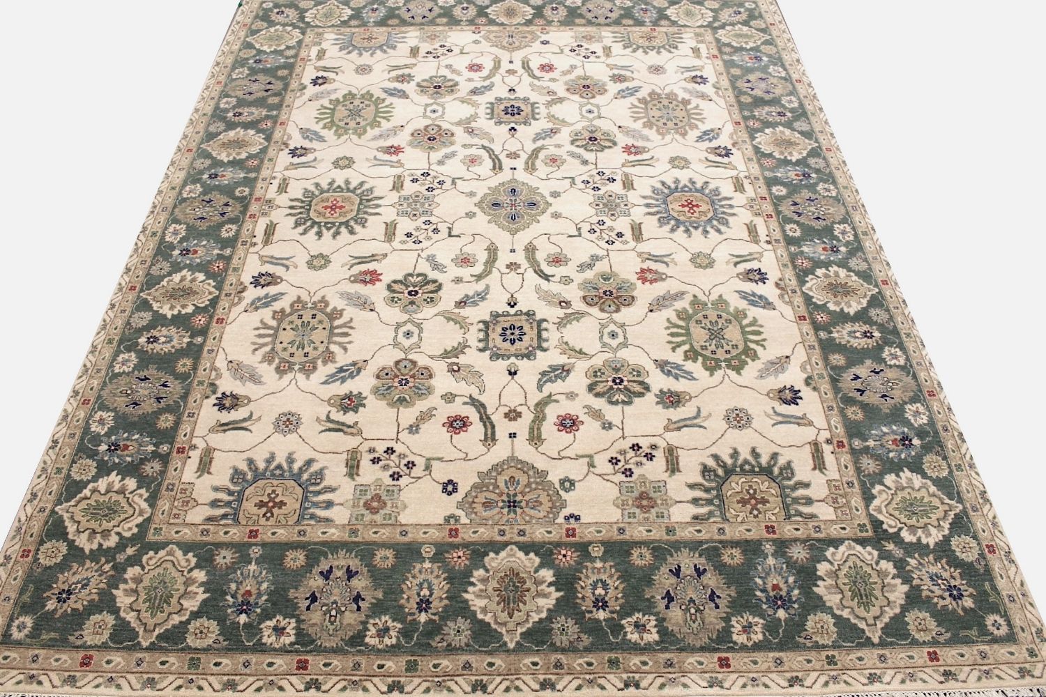 8x10 Traditional Hand Knotted Wool Area Rug - MR030573