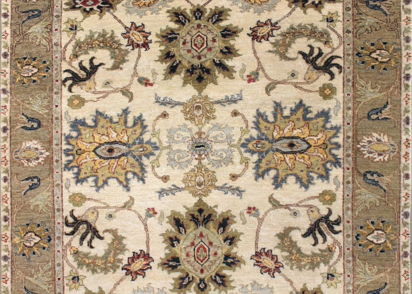 Wide Runner Traditional Hand Knotted Wool Area Rug - MR030575