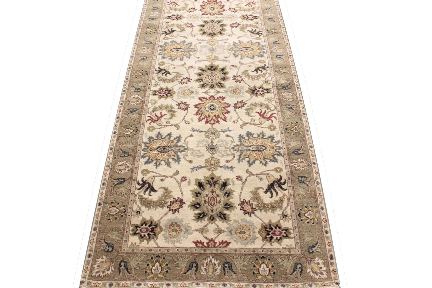 Wide Runner Traditional Hand Knotted Wool Area Rug - MR030575
