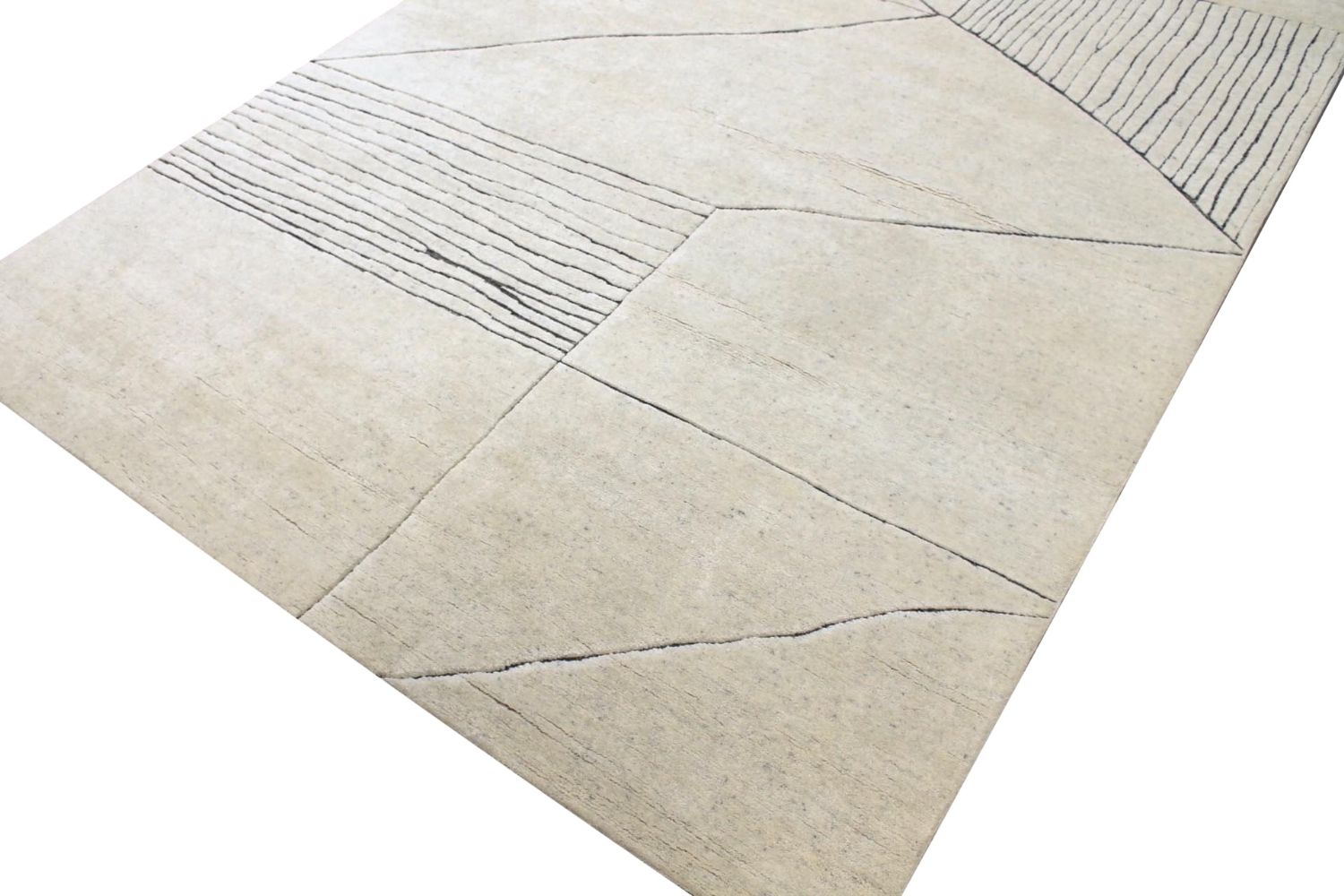 9x12 Casual Hand Knotted Wool Area Rug - MR030579