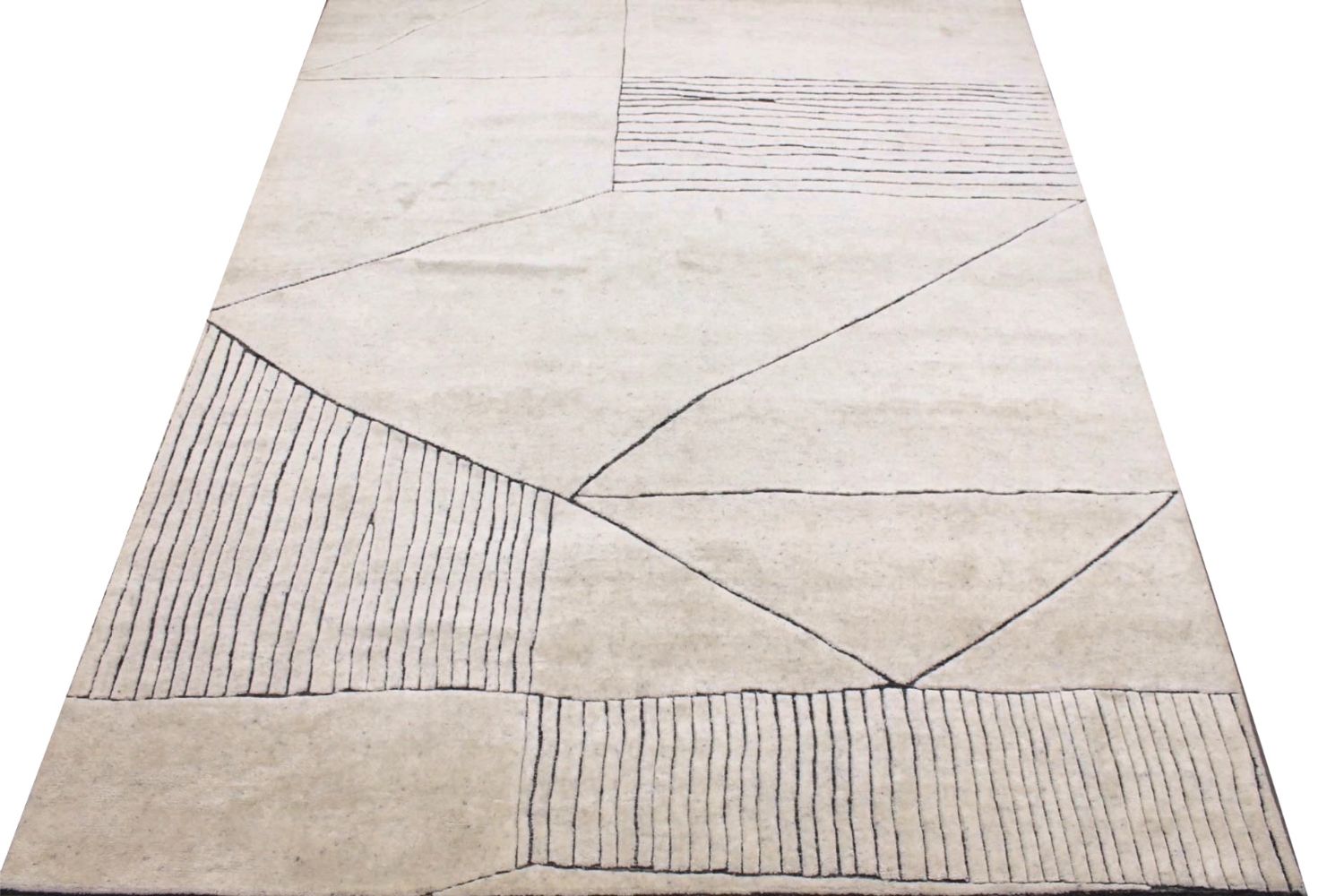 9x12 Casual Hand Knotted Wool Area Rug - MR030579