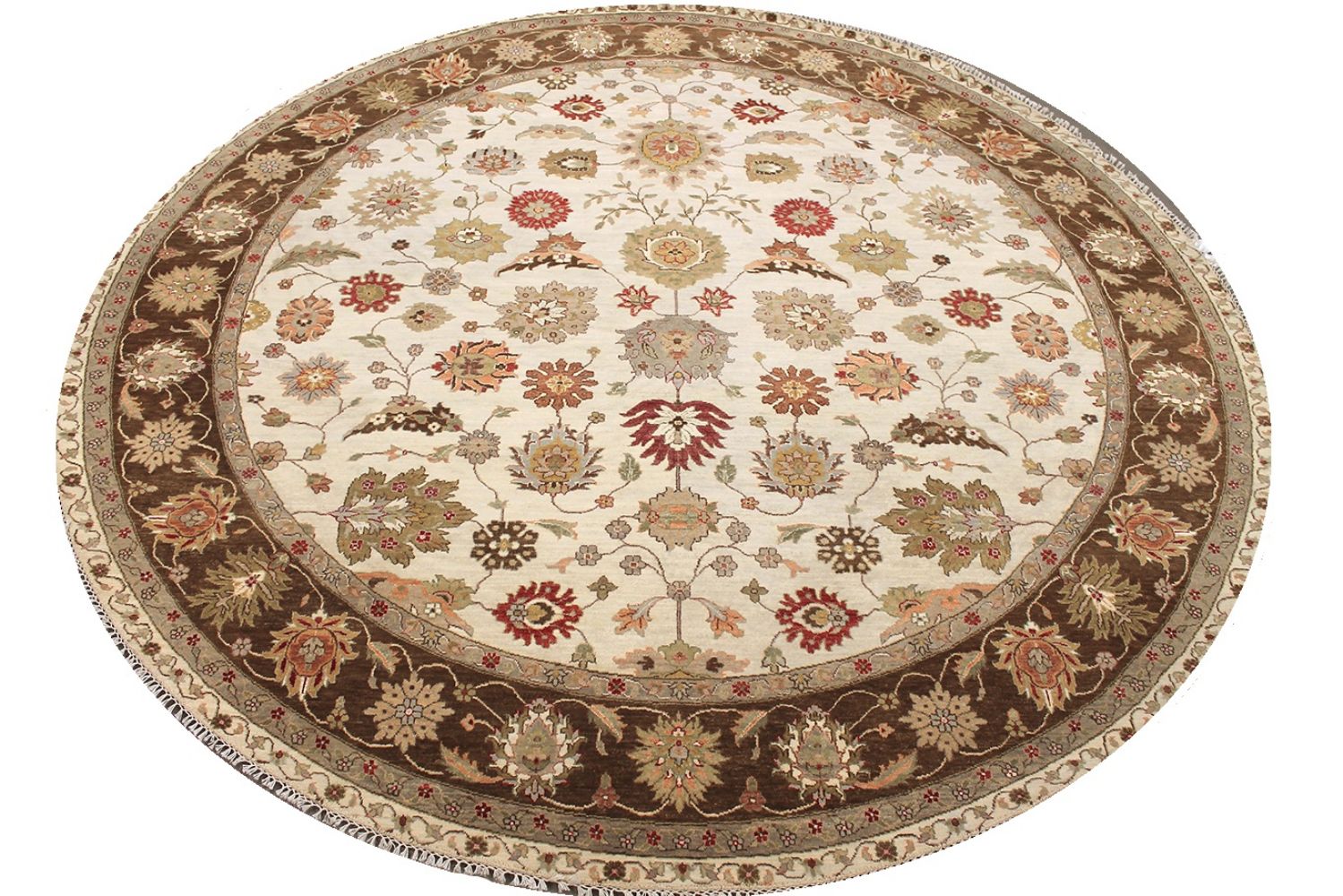 9 ft. & Over Round & Square Traditional Hand Knotted Wool Area Rug - MR030580