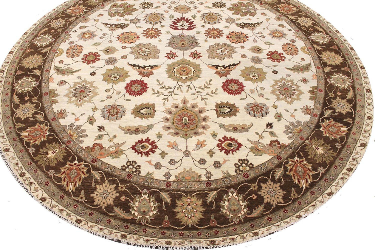 9 ft. & Over Round & Square Traditional Hand Knotted Wool Area Rug - MR030580