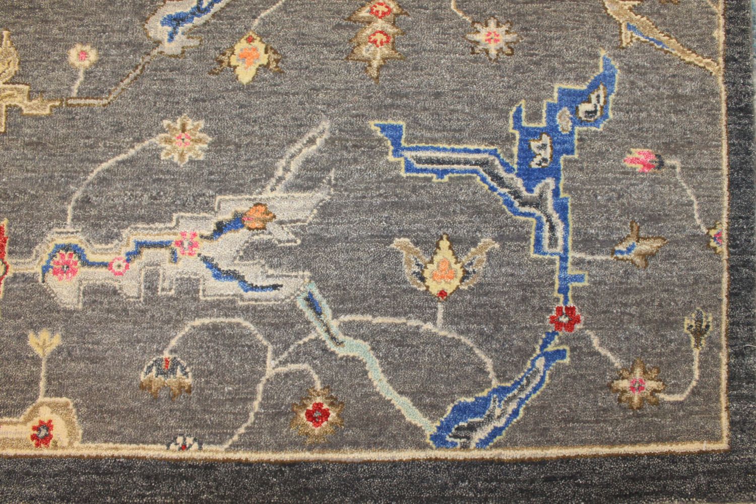 6x9 Traditional Hand Knotted Wool Area Rug - MR030584