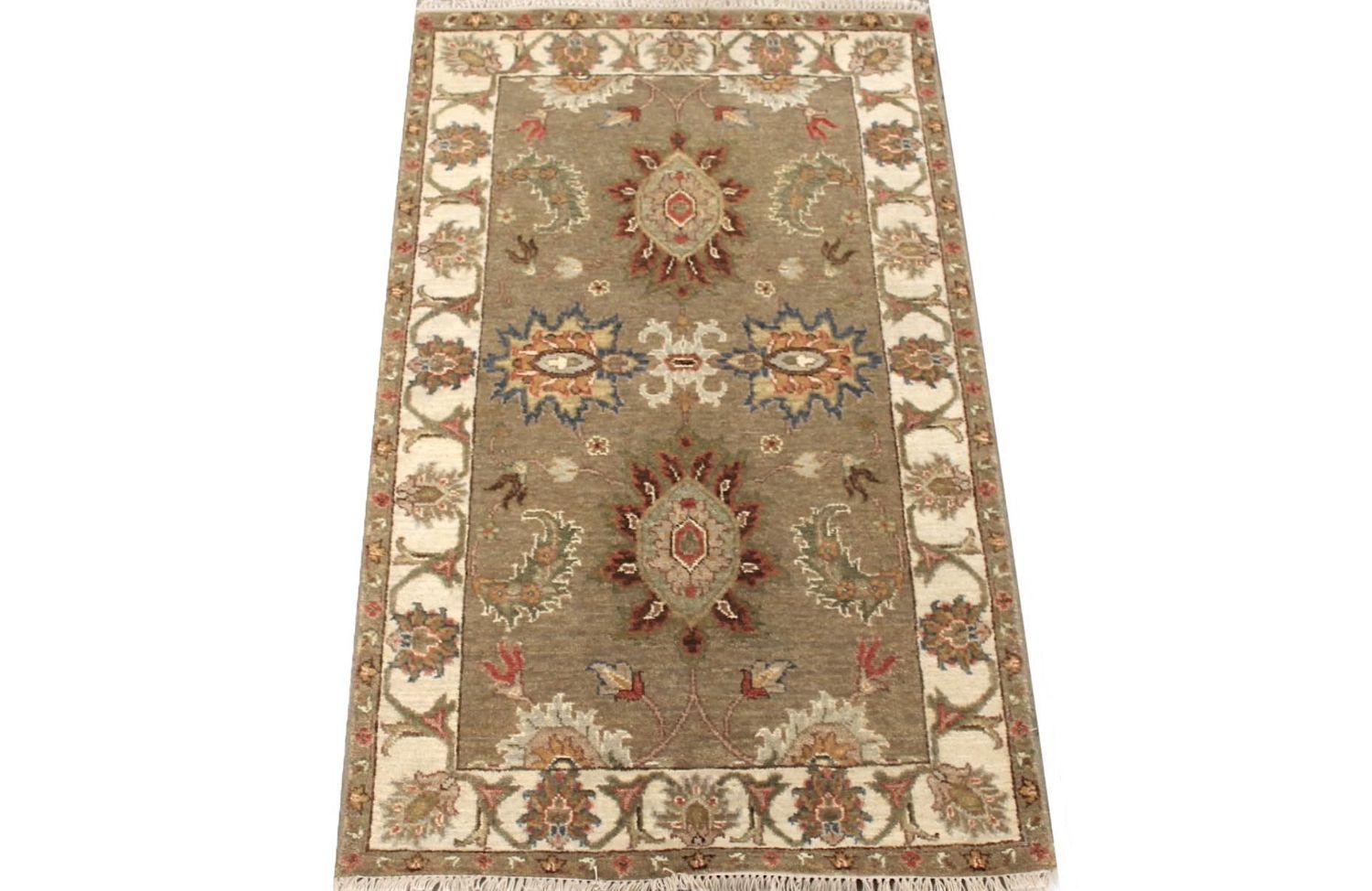 2X4 Traditional Hand Knotted Wool Area Rug - MR030594