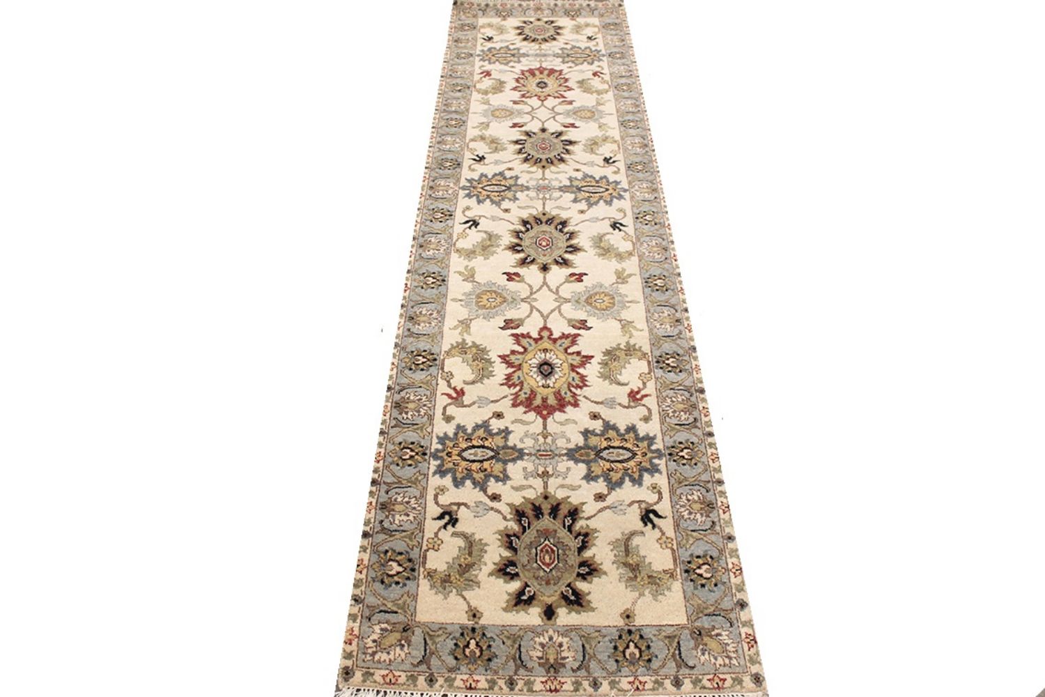 10 ft. Runner Traditional Hand Knotted Wool Area Rug - MR030596