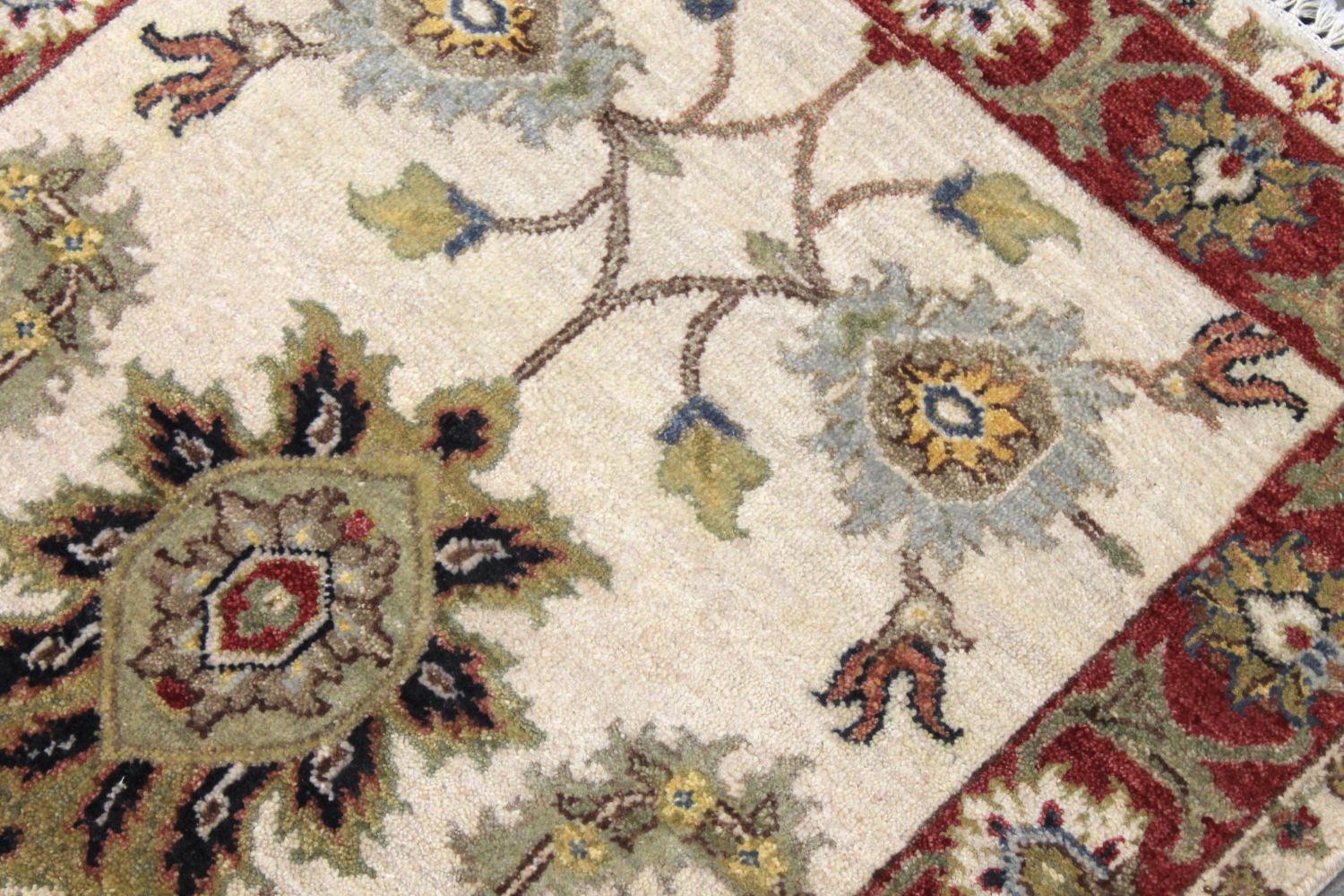 12 ft. Runner Traditional Hand Knotted Wool Area Rug - MR030598