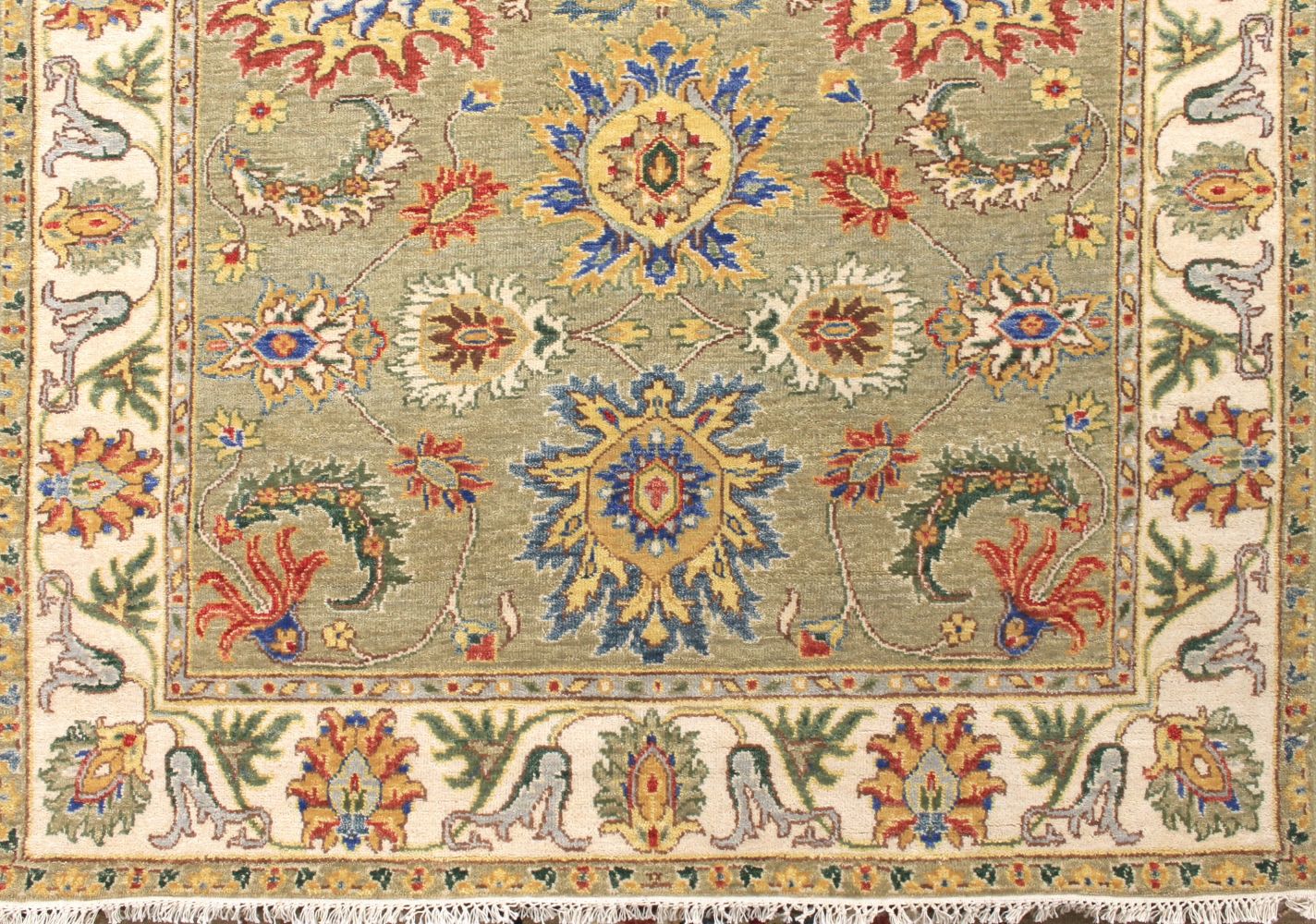 4x6 Traditional Hand Knotted Wool Area Rug - MR030600