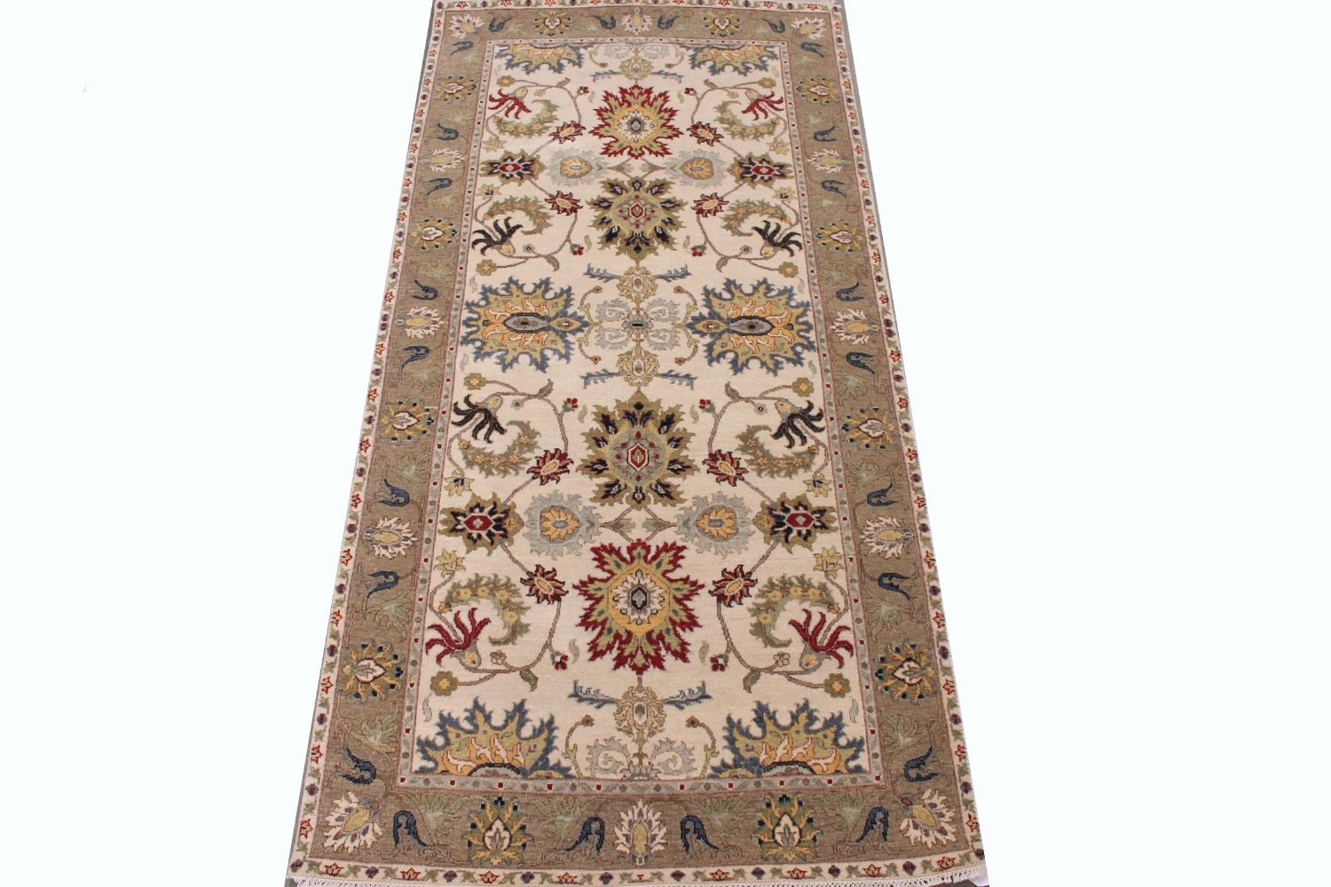 Wide Runner Traditional Hand Knotted Wool Area Rug - MR030601