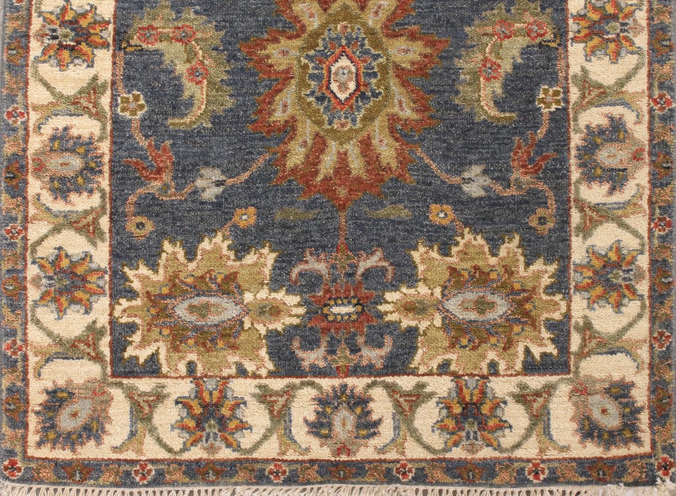 8 ft. Runner Traditional Hand Knotted Wool Area Rug - MR030602