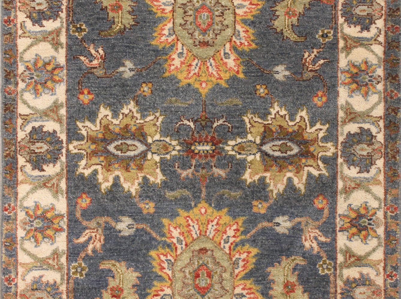 8 ft. Runner Traditional Hand Knotted Wool Area Rug - MR030602