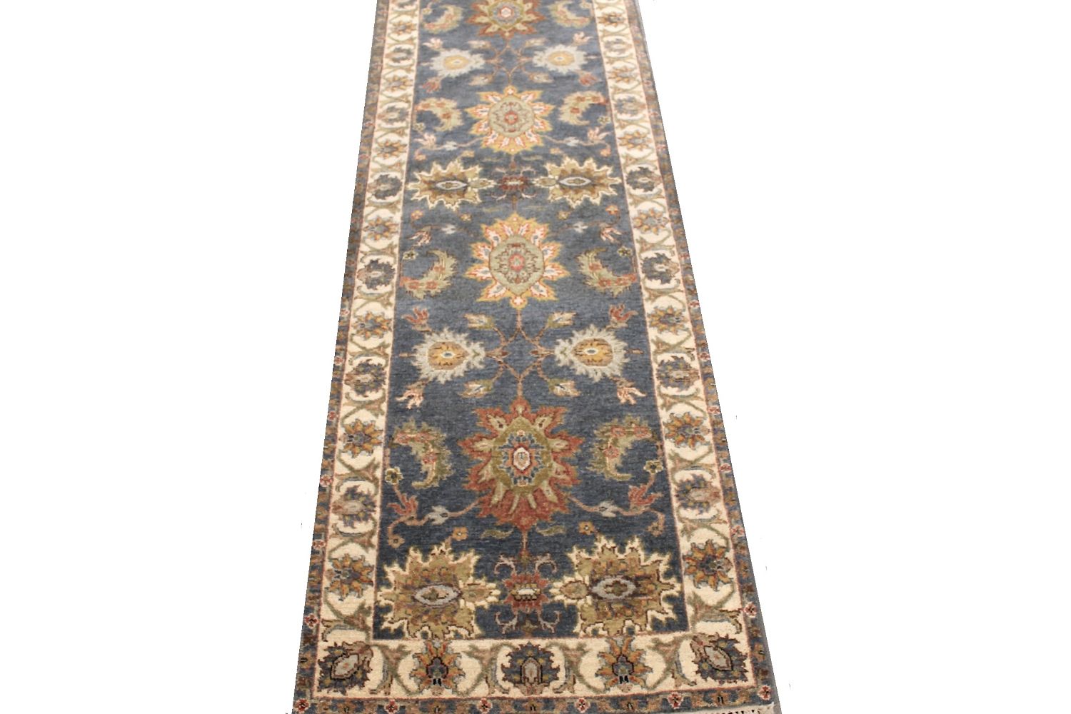 8 ft. Runner Traditional Hand Knotted Wool Area Rug - MR030602