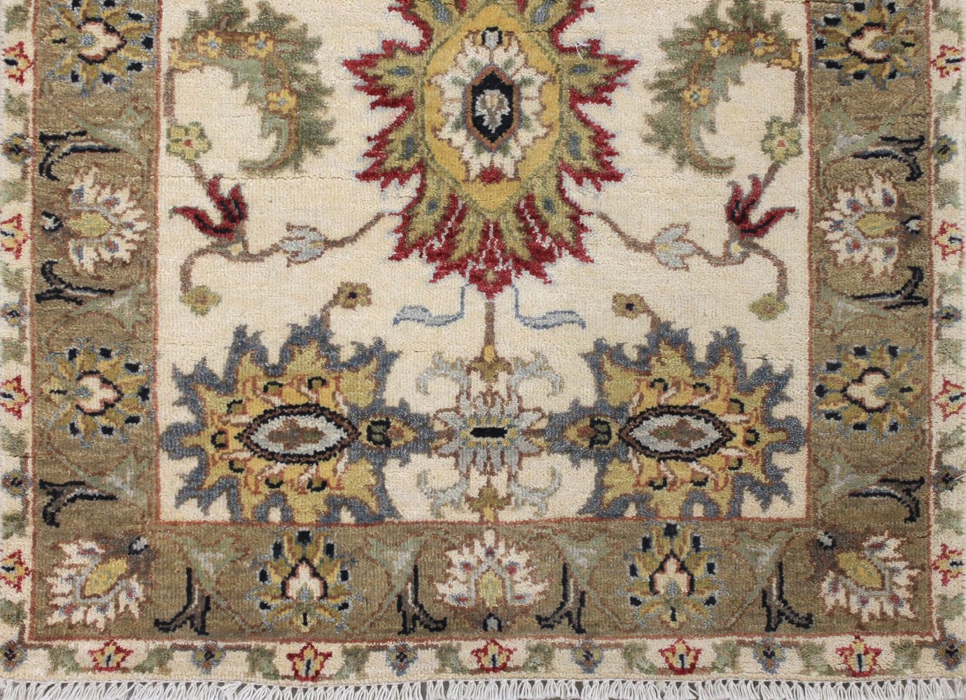 8 ft. Runner Traditional Hand Knotted Wool Area Rug - MR030603