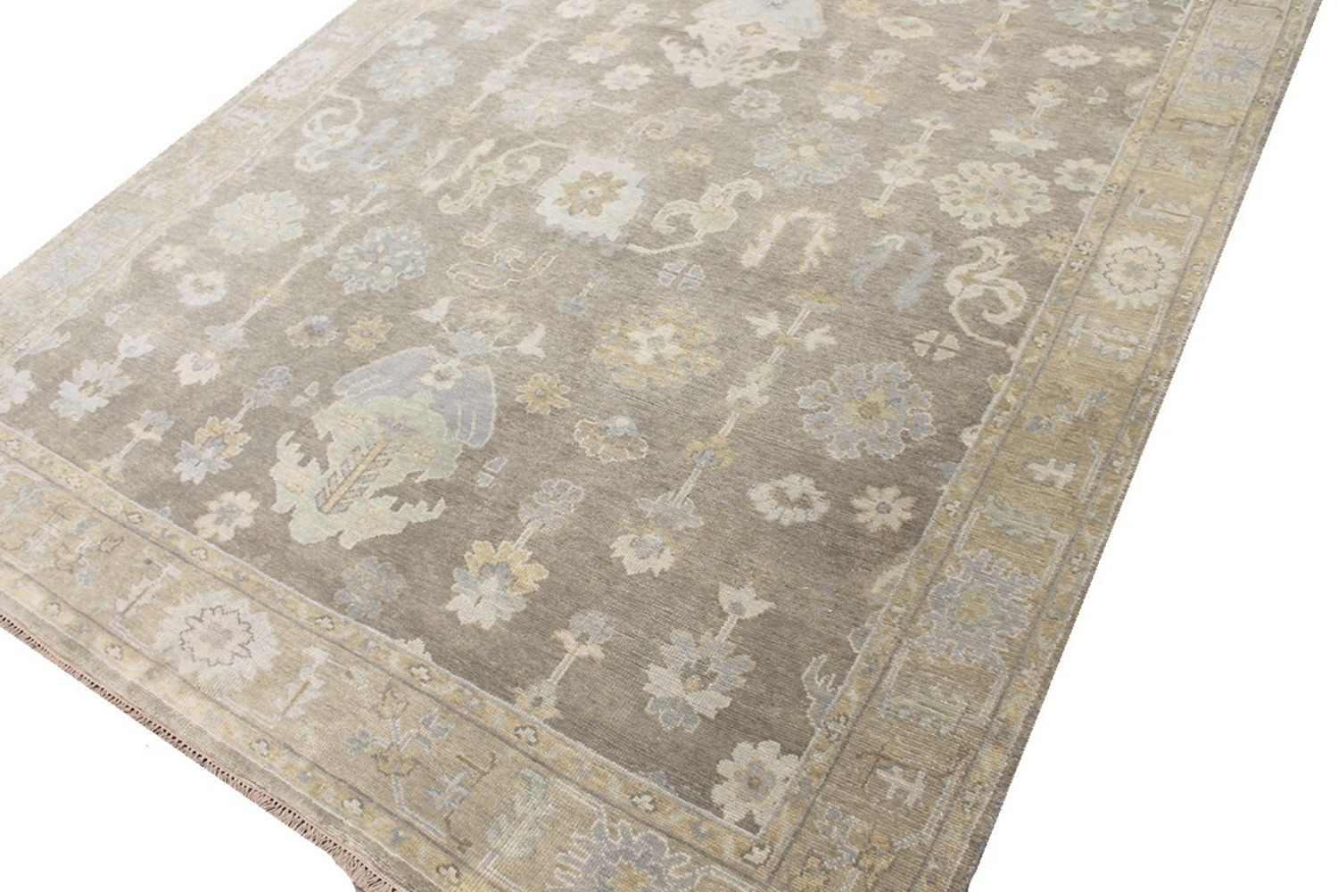 8x10 Oushak Hand Knotted Wool Area Rug - MR030617
