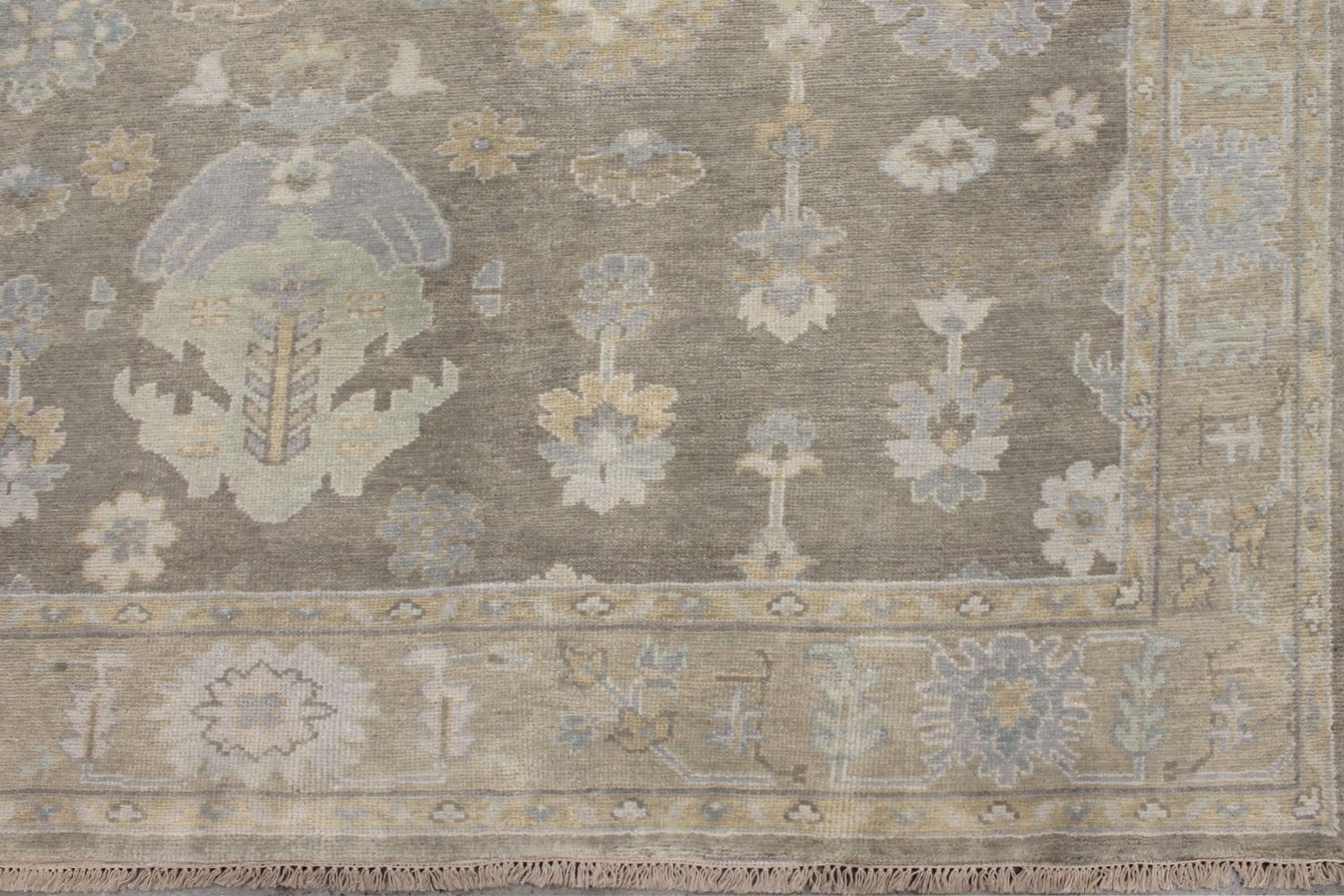 8x10 Oushak Hand Knotted Wool Area Rug - MR030617
