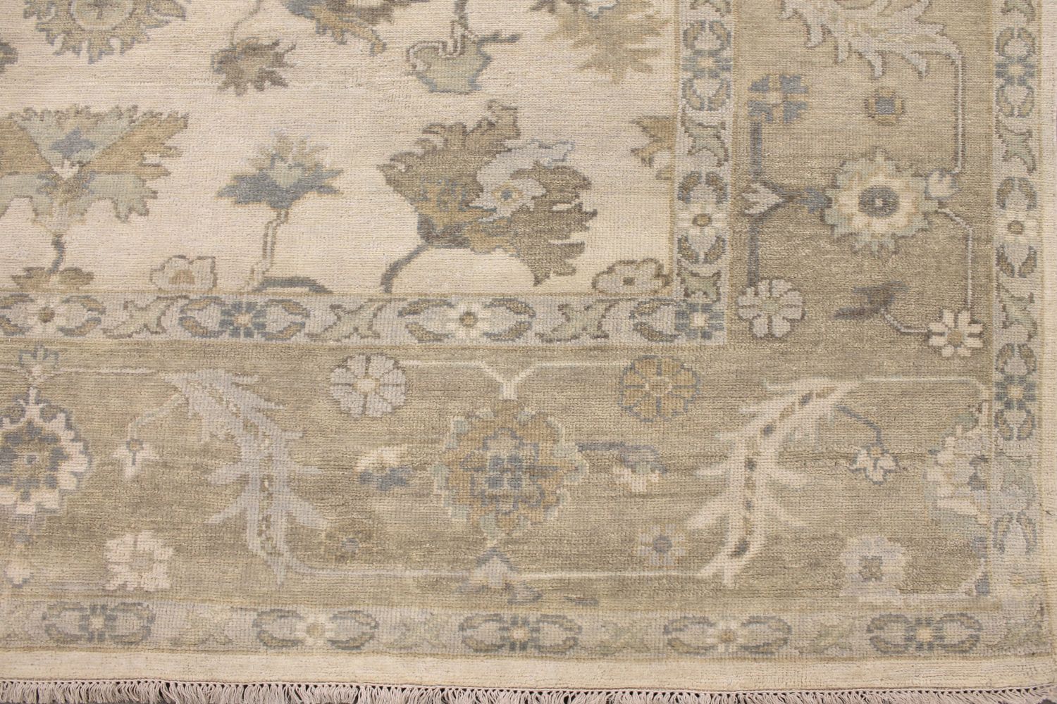 9x12 Oushak Hand Knotted Wool Area Rug - MR030618