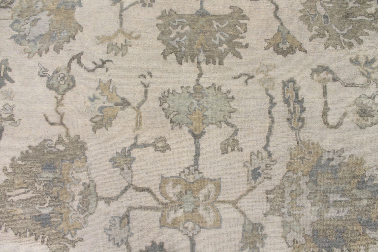 9x12 Oushak Hand Knotted Wool Area Rug - MR030618
