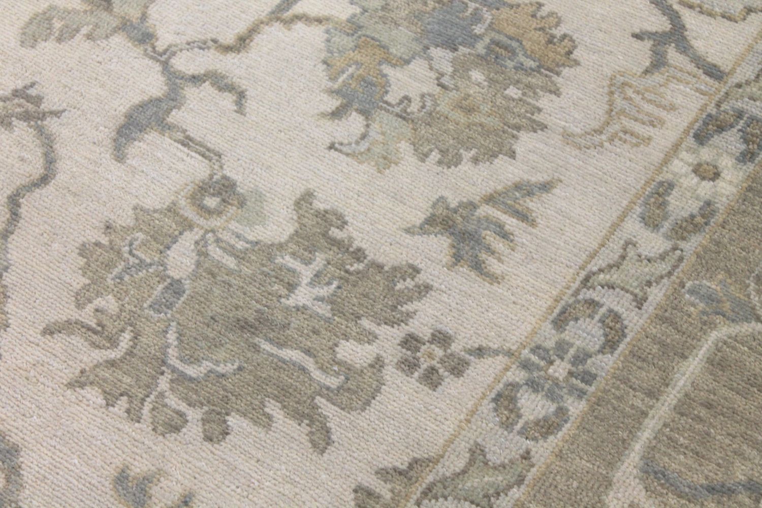 9x12 Oushak Hand Knotted Wool Area Rug - MR030618