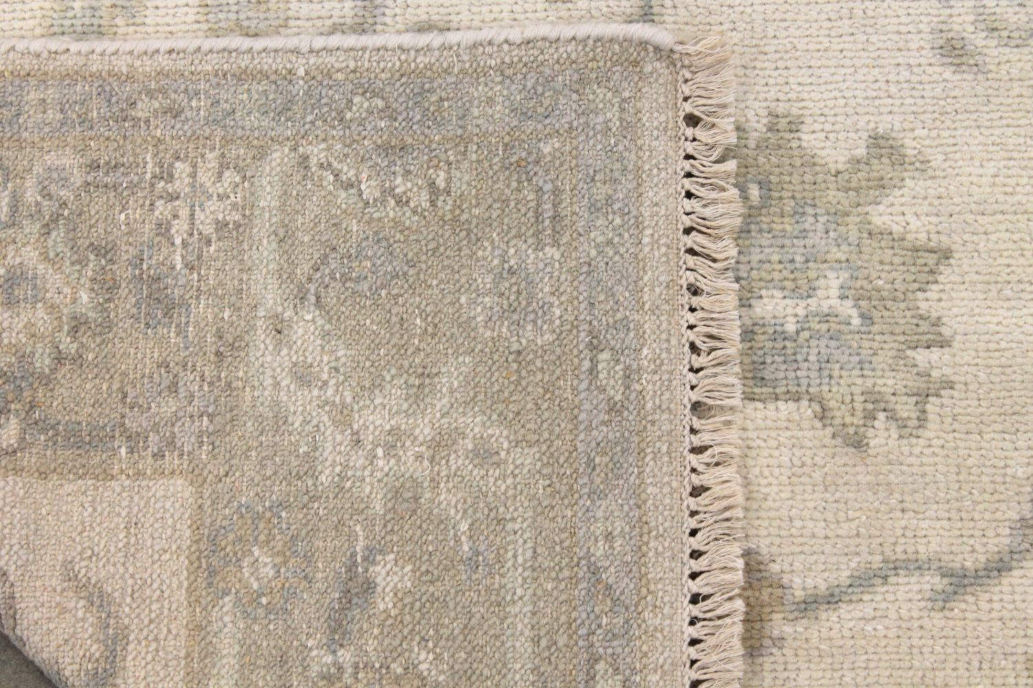 4x6 Oushak Hand Knotted Wool Area Rug - MR030619