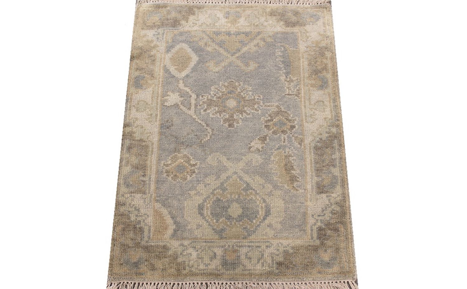 2X3 Oushak Hand Knotted Wool Area Rug - MR030620