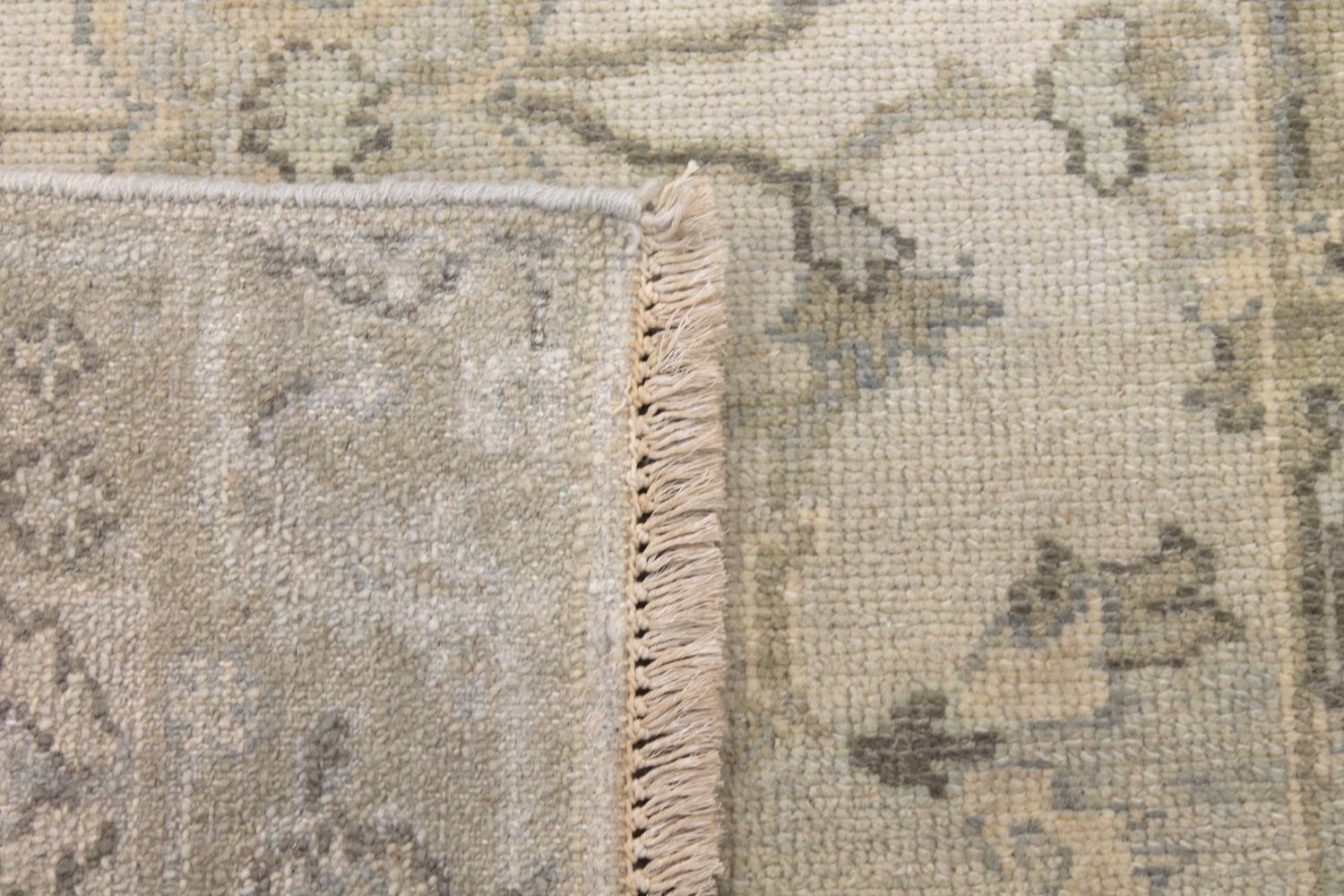 10 ft. Runner Oushak Hand Knotted Wool Area Rug - MR030621